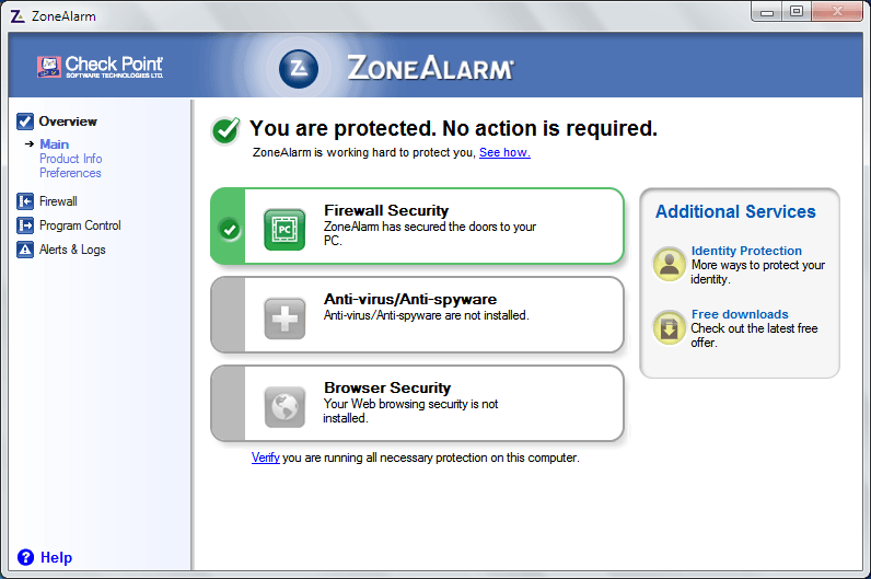 Firewall ZoneAlarm