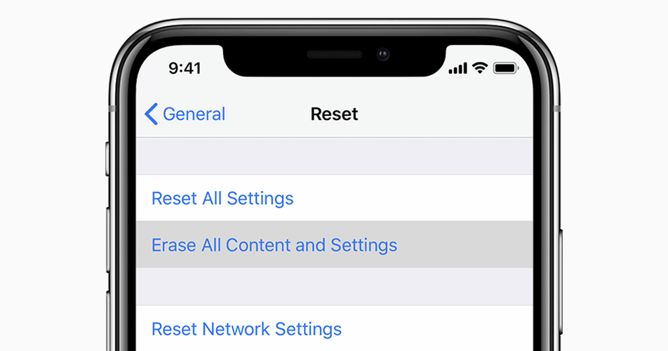 hapus semua konten dan pengaturan Cadangan tidak dapat dipulihkan ke iPhone ini karena perangkat lunak pada iPhone terlalu lama pesan 
