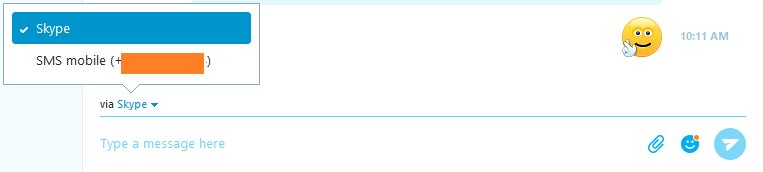 Sådan sendes sms-beskeder ved hjælp af Skype i Windows