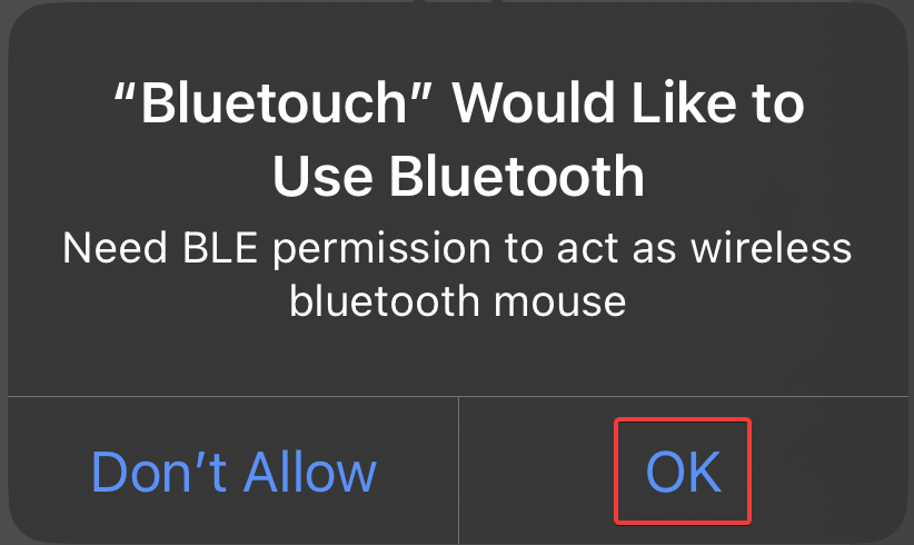 Натисніть OK, щоб дозволити використовувати свій телефон як клавіатуру для Steam Deck