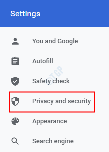 Privatsphäre und Sicherheit