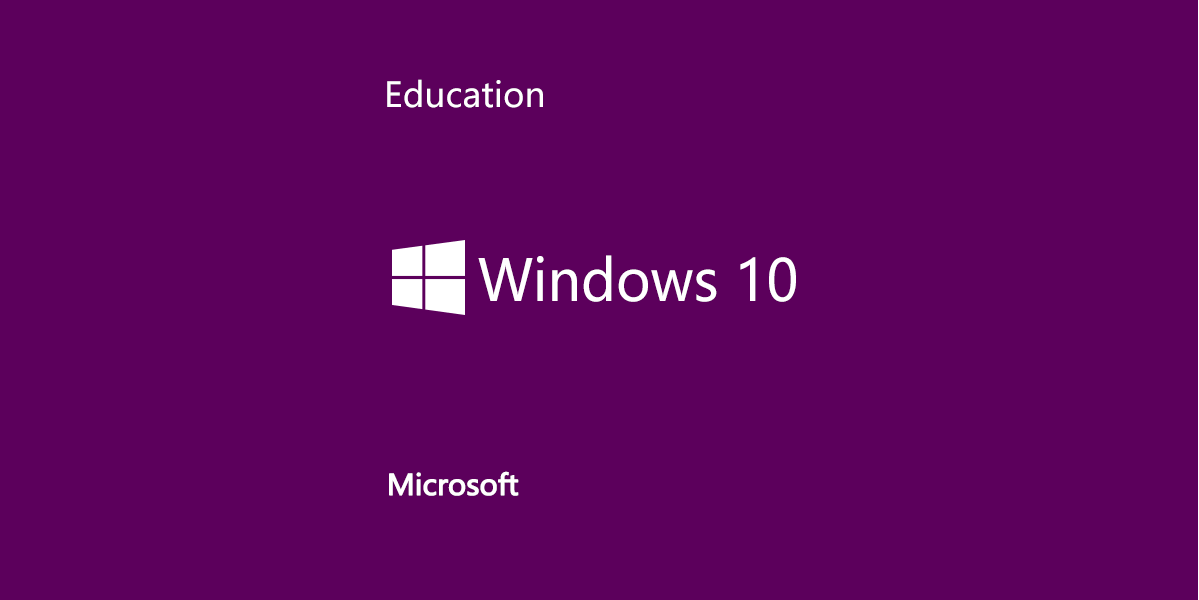 Windows 10 Education - Liity verkkotunnukseen