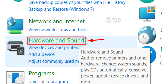 Hardware- und Sound-Systemsteuerung Win11