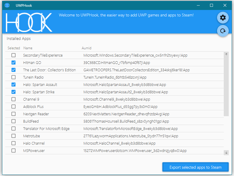 UWPHook-for Steam