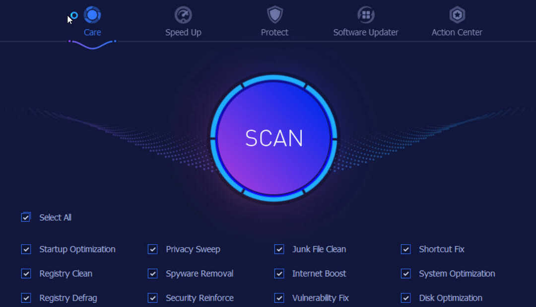 Cuidado del sistemavanzado de IObit