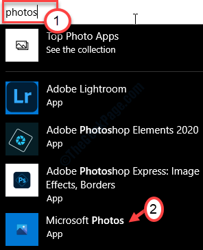 Microsofti fotode rakenduste otsingupood