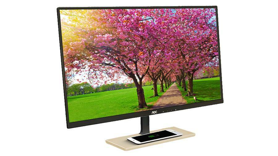 AOC iepazīstina ar jaunu 27 collu 1080p monitoru ar Qi bezvadu uzlādi