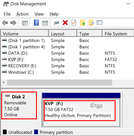 Disk Management Usb Drive Detaljer Min