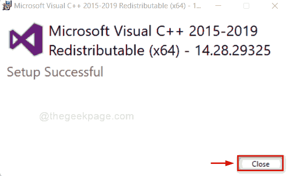 Schließen-Schaltfläche Ms Visual C++ 11zon