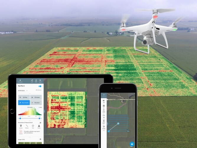 „DroneDeploy“ dronų kartografavimas ir matavimas