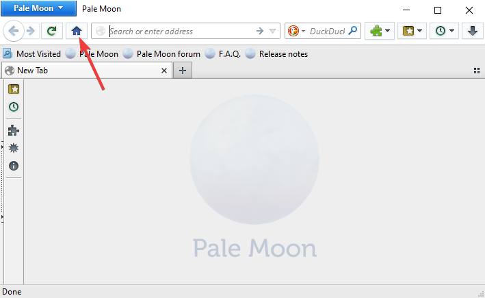 Pale Moon – bledý mesiac neprehráva videá