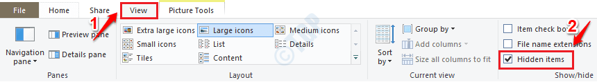 Herstel bureaubladpictogrammen die ontbreken / niet worden weergegeven in Windows 10