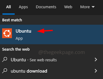 Öppna Ubuntu