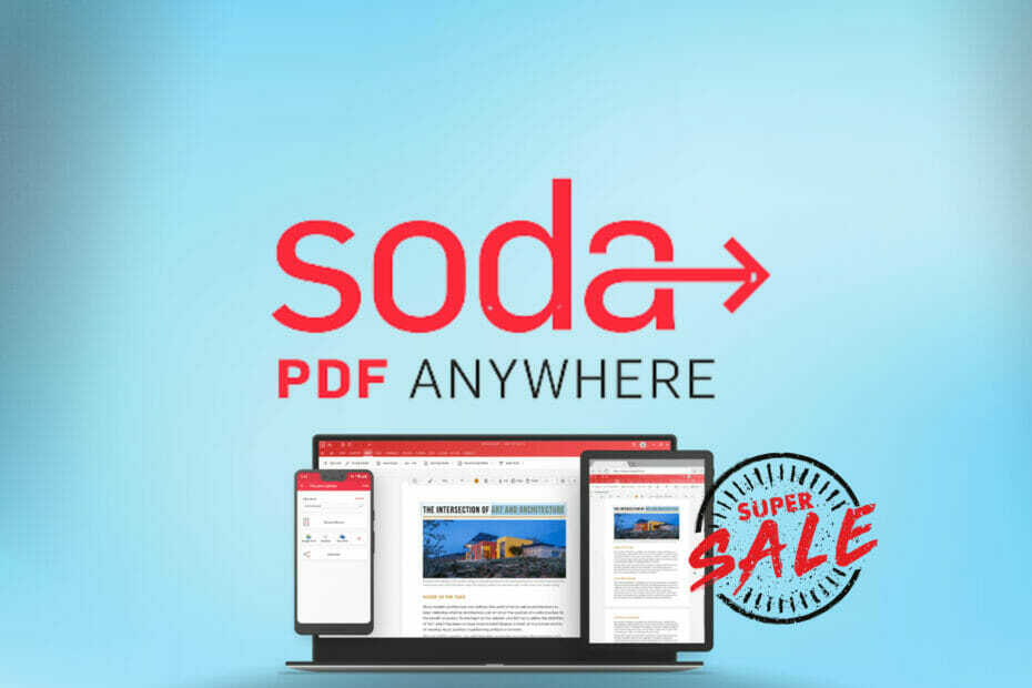 Uzyskaj 40% zniżki na oferty Soda PDF w Czarny piątek