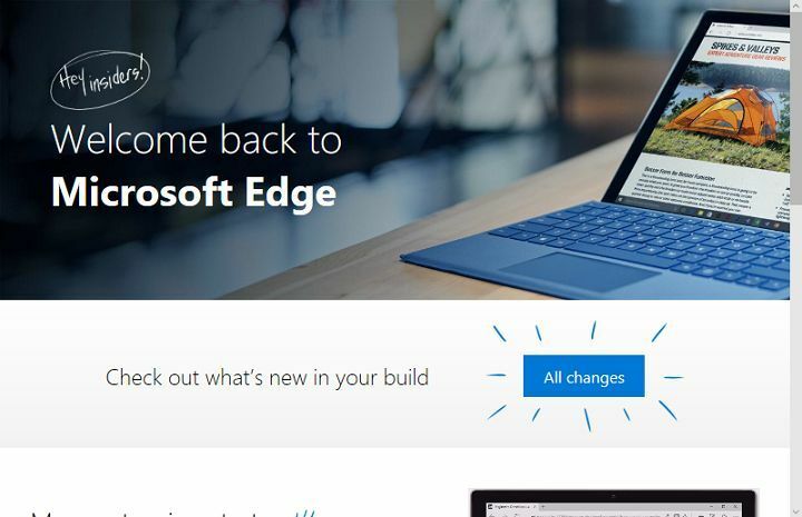 Microsoft Edge mejorado seriamente con la última compilación de Windows 10