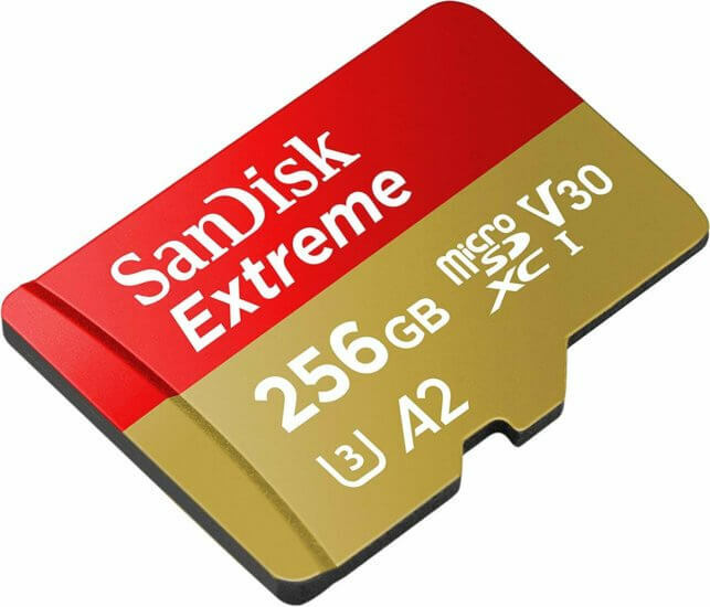 картка пам'яті gopro hero 8 SanDisk Extreme 256 ГБ