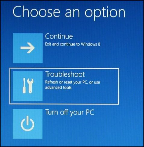 Choisissez un menu d'options Comment démarrer mon ordinateur portable HP en mode de récupération