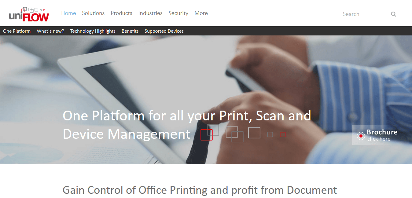 software di gestione della stampante