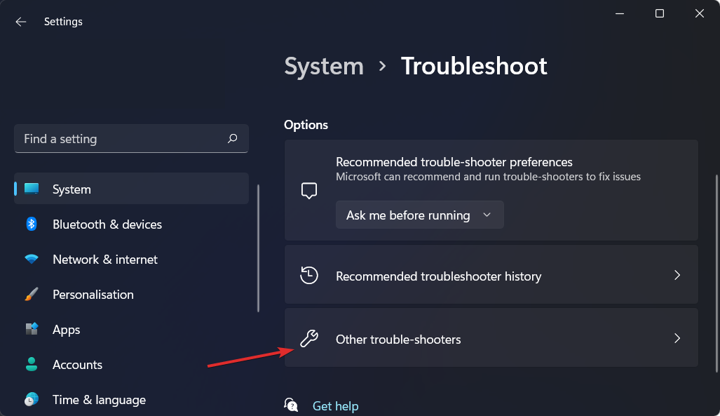 other-troubleshooters грешка в windows 11 след актуализация