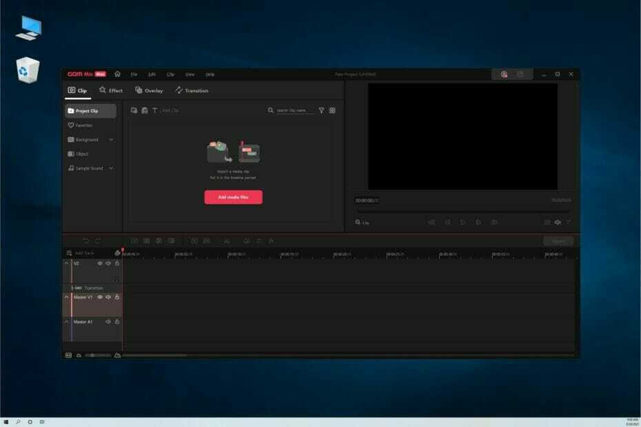 Como editar vídeos com o editor de vídeo Gom Mix Max
