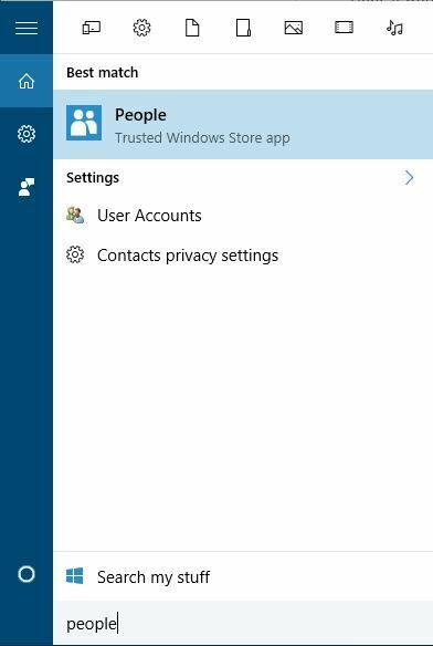Grupi loomine Windows 10 Mailis