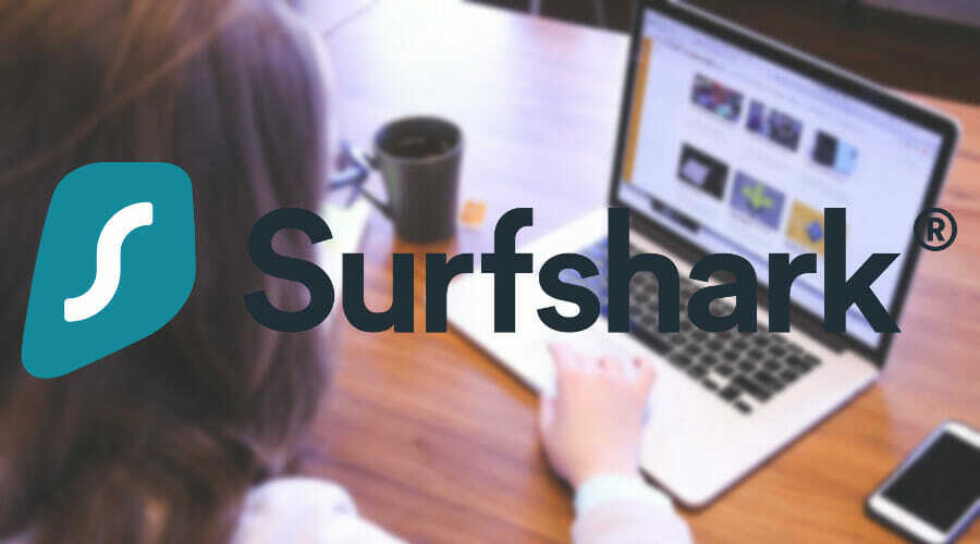 use o Surfshark para o trabalho