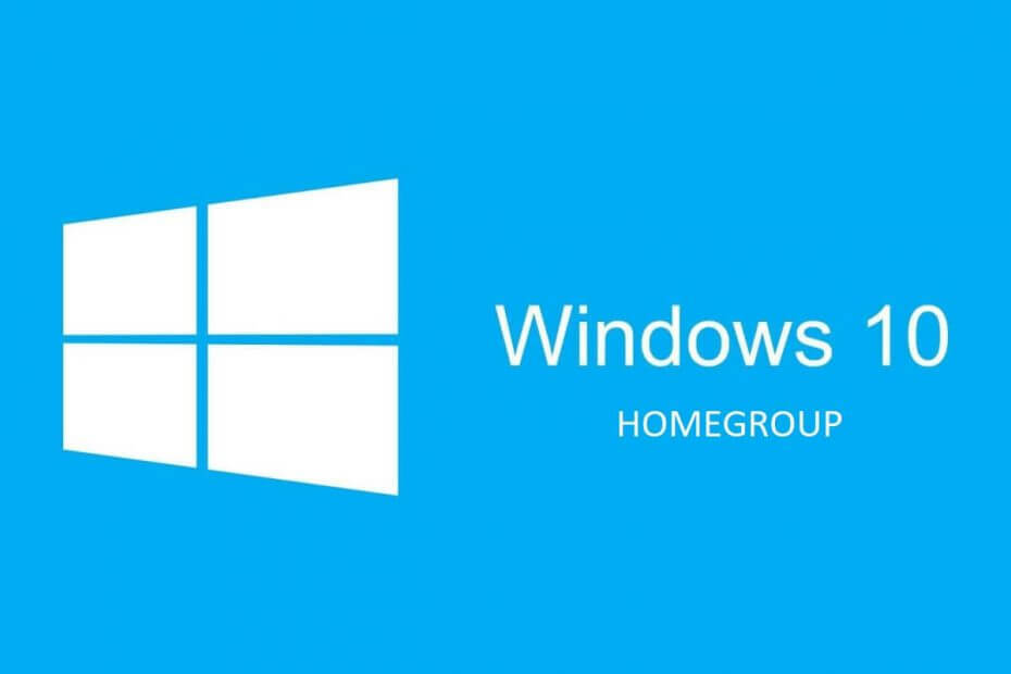 Kesalahan grup rumah Windows 10