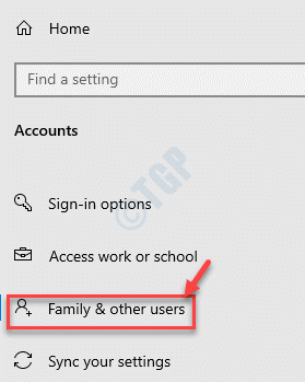 Konten Familie und andere Benutzer