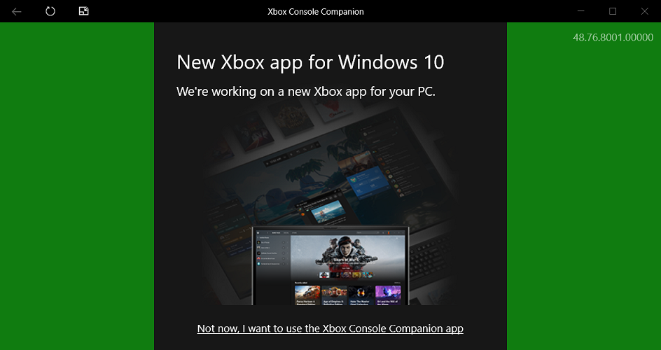 Xbox-App Microsoft Solitaire Collection stellt keine Verbindung zum Internet her