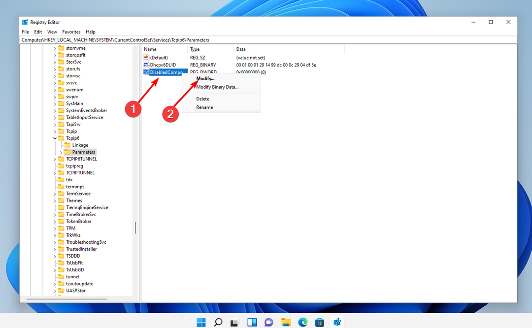 vypnuté součásti chyba aktualizace systému Windows 11 0x80070422