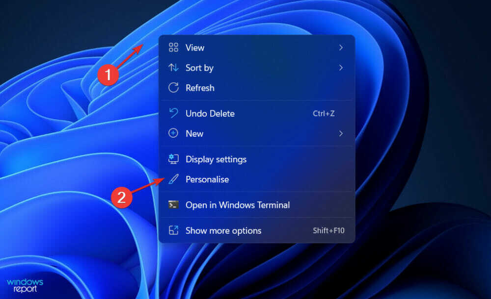 desktop-pers prilagodi zaklenjeni zaslon Windows 11