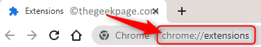 Chrome'i laiendused min