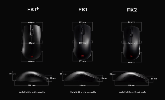 أفضل سلسلة Zowie mouse FK