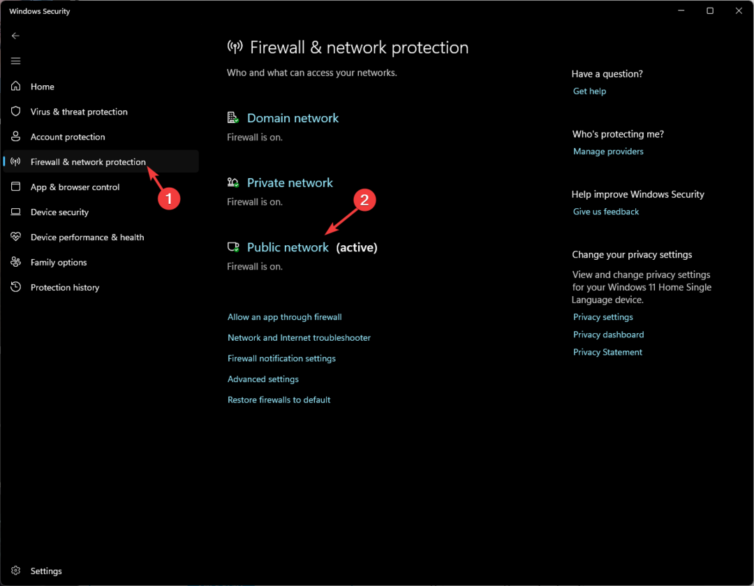 Firewall- und Netzwerkschutz