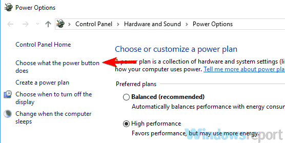 scegli quale pulsante di accensione scarica la batteria del laptop dopo la modalità di sospensione