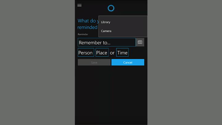 recordatorio de cortana