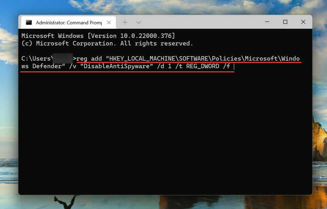 Exécuter la commande pour réparer la plate-forme de filtrage Windows a bloqué une connexion