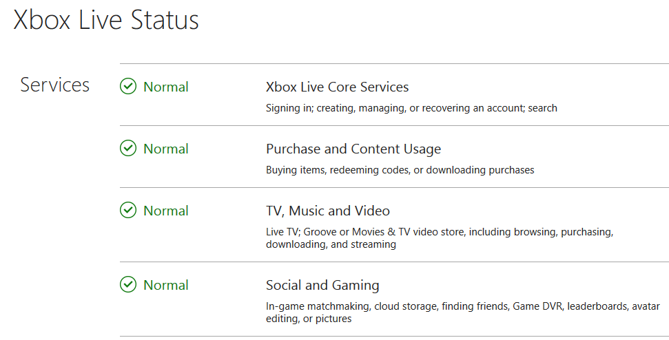 estado de los servicios de xbox live no pudimos obtener sus últimos datos guardados xbox one