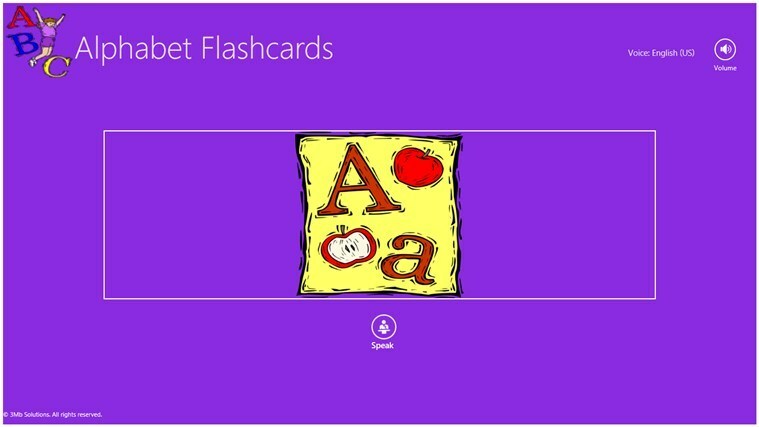 3Mb - Kartu Flash Alfabet