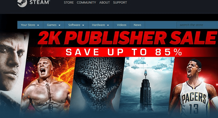 Vânzarea editorilor Steam de la 2K oferă reduceri de până la 85% în acest weekend