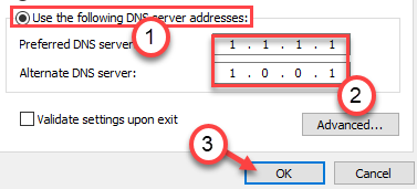 1111 Serwer DNS