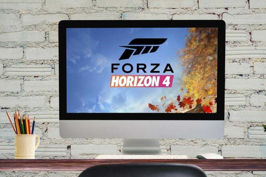 Forza Horizon 4 attīšana nedarbojas