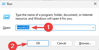 msinfo32 Команда «Выполнить» — проверьте, является ли Windows 11 UEFI или Legacy.