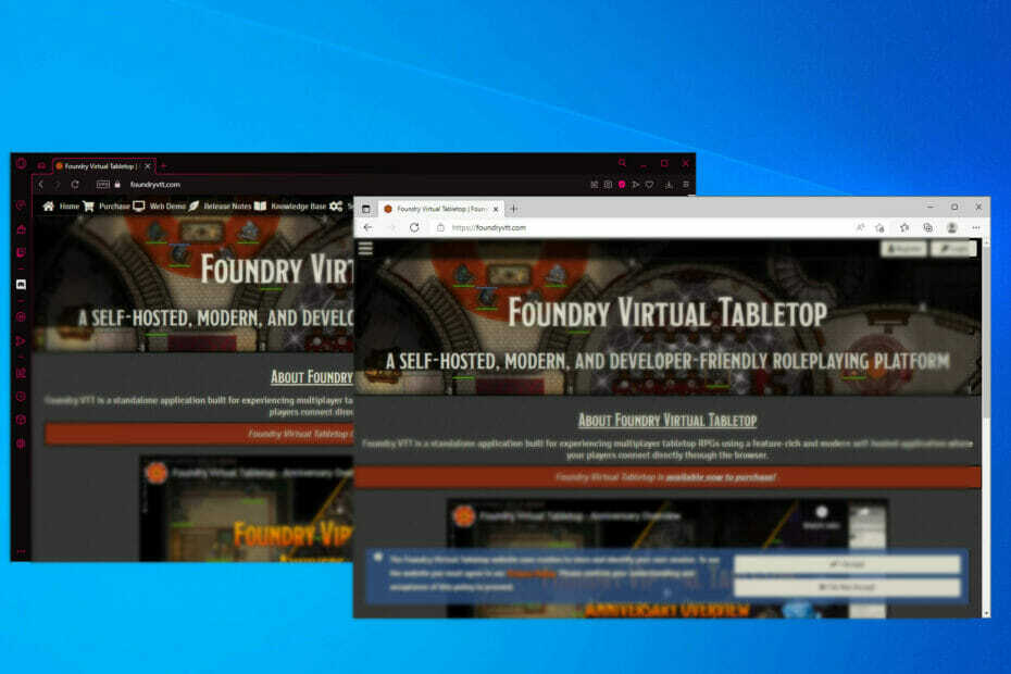 cel mai bun browser pentru Foundry vtt