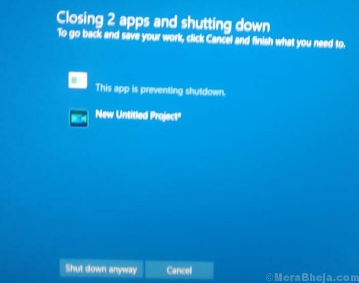 Arrêter quand même Message Windows 10 Min