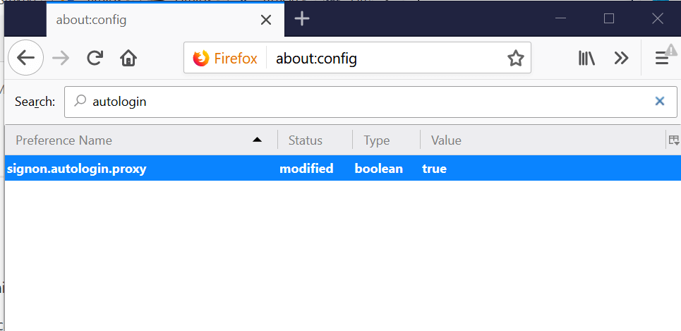 Signon.autologin.proxy Firefox vis prašo slaptažodžio