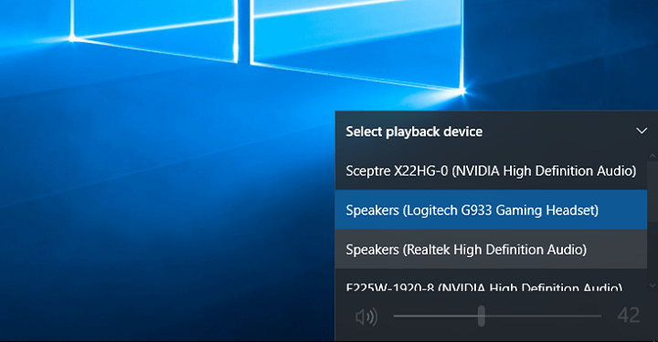 Windows 10 1 주년 업데이트에서 기본 오디오 재생 변경