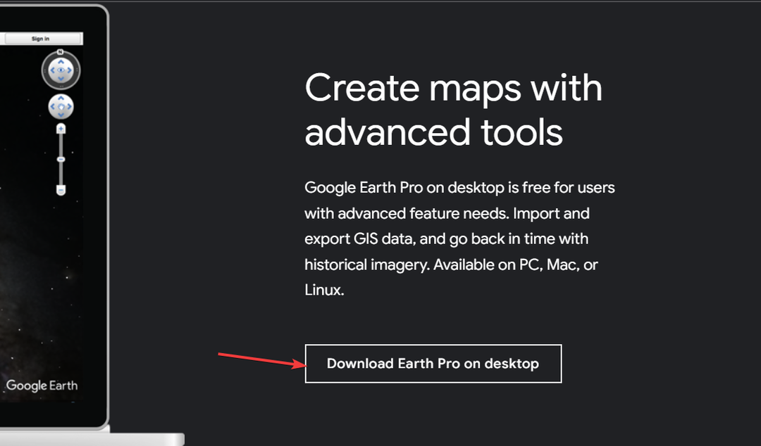 download-pro google Earth ჩამოტვირთვა Windows 11-ისთვის