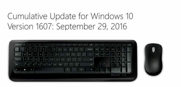 Windows 10 KB3194496 rupe mouse-ul și tastatura