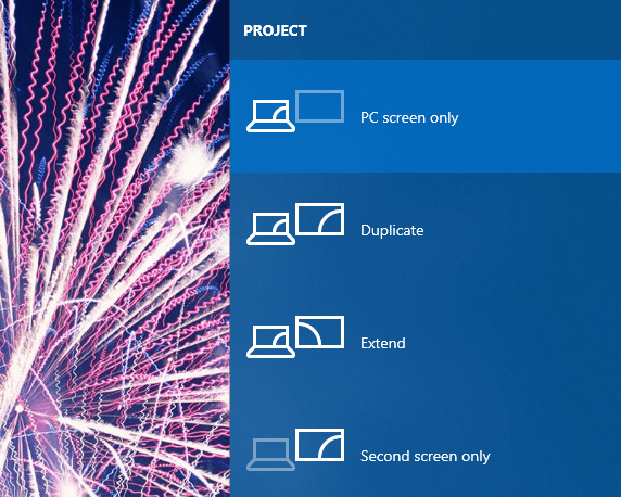 Options d'affichage du projet comment récupérer la barre d'outils dans Windows 10
